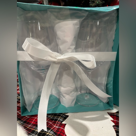 Tiffany & Co. Blue Box Champagne Flutes - Picture 2 of 3